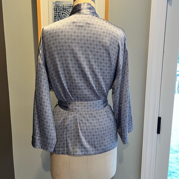 Haven Well  Within Elegant Silver/Gray  Women's Kimono Robe S - Picture 6 of 9